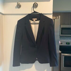 H&M Navy & Black Blazer NWOT